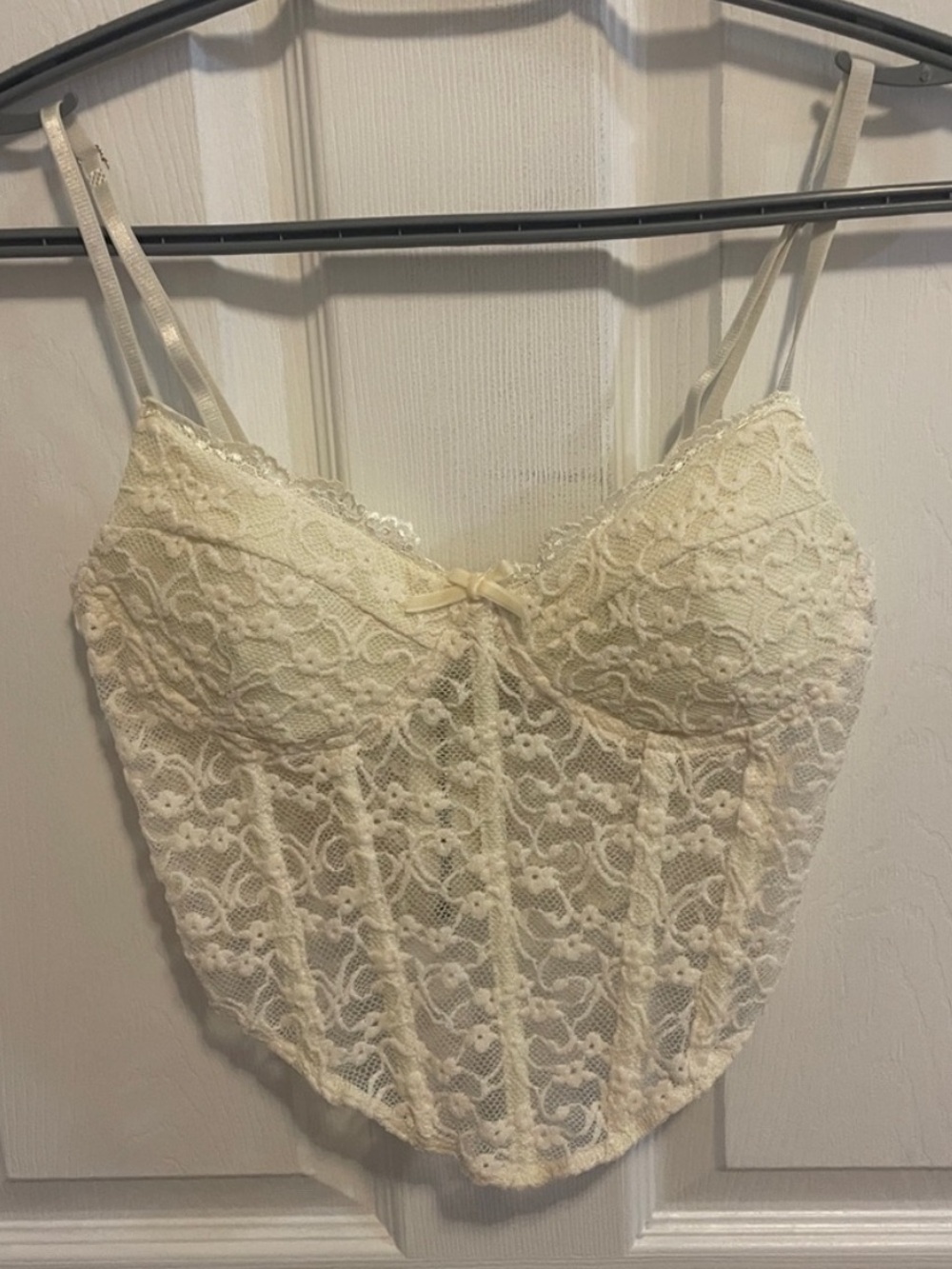 Lace Cream Corset